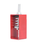 Spring Alloy Suspension Damper 3 for 30 to 50 kg Load, Low Frequency Vibration Reduction, red casing with visible spring