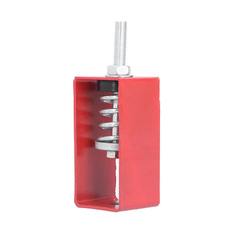 Spring Alloy Suspension Damper 3 for 30 to 50 kg Load, Low Frequency Vibration Reduction, red casing with visible spring