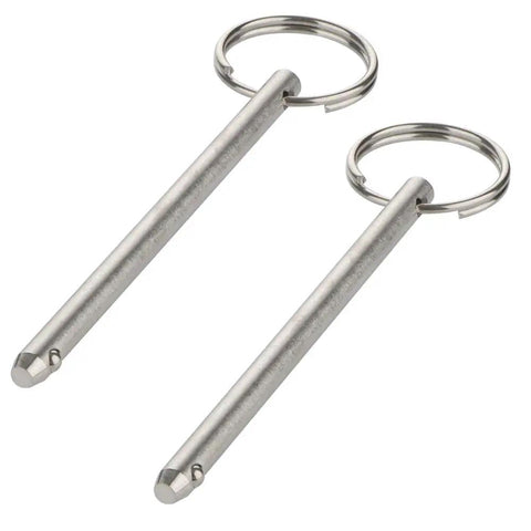 4 Pack Quick Release Pin Diameter 0.236 Inch Overall Length 4.7 Inch Usable Length 4.13 Inch Heavy Duty 316 Stainless Steel Bimini Top Pin