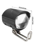 Dual Function 12W E Bike Front Headlight With Built In Horn For Night Rides 36V 48V 60V Compatibility IPX5 Waterproof