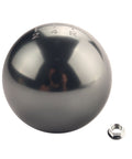 Jdm Round Ball Billet Weighted Five Speed Manual Gear Shift Knob Titanium Finish With M10x1.5 Threads Screw On For Honda Acura Cars