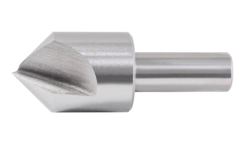 Close-up of single bit from Nine Piece HSS Countersink Set, Precision Ground 90 Degree Flutes In A Durable Case