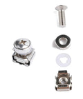 M5 Cage Nut Kit With M5x16 Screws And Washers For Cabinets And Server Racks Square Hole Design