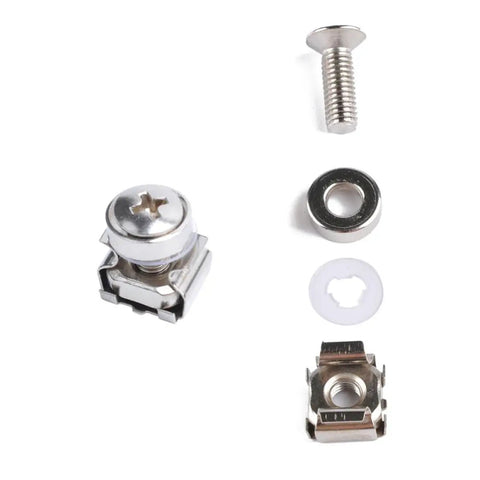 M5 Cage Nut Kit With M5x16 Screws And Washers For Cabinets And Server Racks Square Hole Design