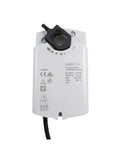 Rotary Air Damper Actuator For HVAC Ductwork Heavy Duty 24V And 230V Motor visible with wiring and mounting points.