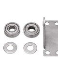 Stainless Steel Cable Pulley Wheel With Duplex Bearings For Gym Equipment And Sliding Gates, Pro Grade Heavy Duty Rope Pulley