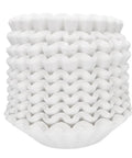 12 Cup Large Commercial Coffee Filters For BUNN Basket Style Brewers Pack Of 500 stacked white filters