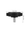 M10 leveling bolt with rubber grip, 5.3cm diameter, for securing 8 Pcs Non Slip Rubber Scale Feet Replacement for steady readings.