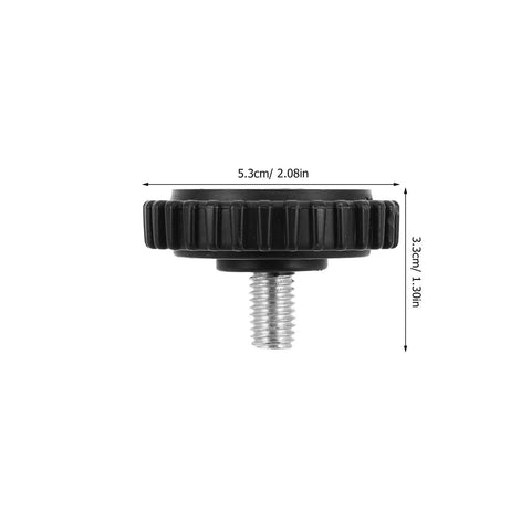 M10 leveling bolt with rubber grip, 5.3cm diameter, for securing 8 Pcs Non Slip Rubber Scale Feet Replacement for steady readings.