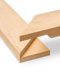 Half Lap Jig For Woodworking That Makes Tight Clean Joints Easy On Any Router Table Portable Durable Pro Grade Precision Sled For Frames And Furniture Projects showing tight wooden joints.