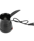 Black Electric Turkish Coffee Pot With Anti Scald And Even Heating, Dual Safety System, Stainless Steel Kettle Coffee Maker With Cord