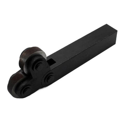 Dual Head Lathe Knurling Tool With Steel Knurling Knife And Inner Hole Embossing Wheel Heavy Duty Pro Grade High Speed Steel