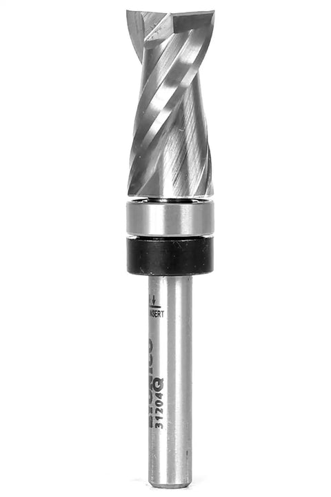 Ultra Performance Flush Trim Router Bit With Top Bearing Upcut Pattern Bit Solid Carbide One Inch Cutting Length One Half Inch Diameter