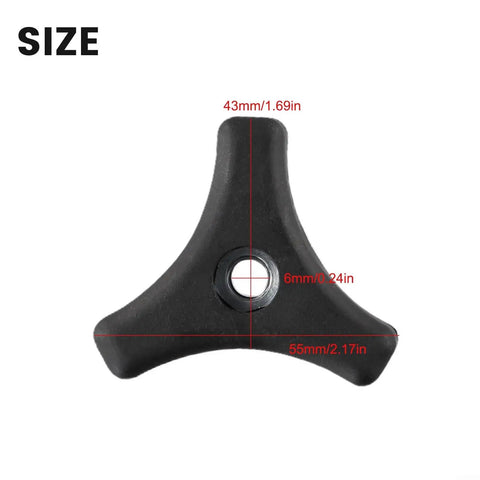Get Your Mower Handle Locked Up Tight With This Heavy Duty Knob And Bolt Triangle Screw Replacement Kit For Mountfield And Most Lawn Machines Made Easy Fix That Wobbly Handle Today. Black plastic triangle mower handle knob, 55mm wide, 43mm tall, 6mm hole