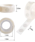 Clear Balloon Glue Dots For Balloons And Craft Projects Removable Adhesive Double Sided Sticky Dots roll dimensions and sizes