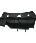 Premium Grade Inner Front Bumper Bracket Support For Tesla Model 3 2017 Through 2020 Right Side, black plastic mount, close-up view.
