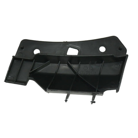 Premium Grade Inner Front Bumper Bracket Support For Tesla Model 3 2017 Through 2020 Right Side, black plastic mount, close-up view.