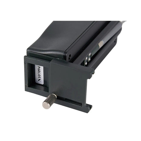 Pro Grade Digital Surface Roughness Tester for Ra and Rz, Compact Gauge ISO DIN ANSI JIS Compliance, view of induction sensor