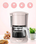 Zero Hassle Full Automatic Bean To Cup Coffee Maker One Touch Brews Smooth Espresso Rich Latte Creamy Cappuccino And Hot Water With Integrated Fresh Grinder White Machine For Home Or Office Desk, compact design with coffee pot and cookies.