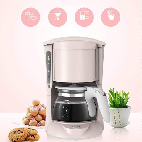 Zero Hassle Full Automatic Bean To Cup Coffee Maker One Touch Brews Smooth Espresso Rich Latte Creamy Cappuccino And Hot Water With Integrated Fresh Grinder White Machine For Home Or Office Desk, compact design with coffee pot and cookies.