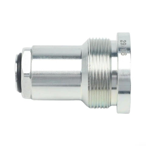 Heavy Duty Hydraulic Quick Coupler Plug Fits Tractors and Farm Equipment 0004 044 Series 16 UNF Female 6 Points Zero Tools Needed Plug and Play Style Easy Swap Setup for Yard Work or Heavy Lifts Fast Performance No Worries Just Get It Done, side view