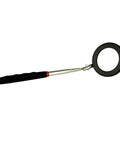 Telescoping Inspection Mirror With Two Lights, Circular And Square Mirrors, Flexible Reach And Extendable Handle, Rubber Grip For Auto, Home Workshop Or Shower Use, Go To Tool For Tight Spaces Black.