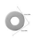 Universal Motorcycle Pedal Spacer Washers Quiets Engine Hum And Smashes Vibration Keeps Footpegs Locked Down Solid For A Smooth Lowkey Ride Without Loose Bolts Or Annoying Buzz, 2.5cm metal washer.