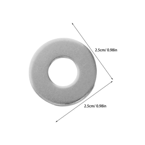 Universal Motorcycle Pedal Spacer Washers Quiets Engine Hum And Smashes Vibration Keeps Footpegs Locked Down Solid For A Smooth Lowkey Ride Without Loose Bolts Or Annoying Buzz, 2.5cm metal washer.
