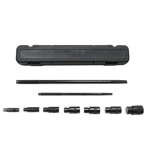 Universal Motorcycle Wheel Bearing Remover Puller Separator Extractor Tool with seven remover heads and case