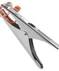 Heavy Duty Welding Ground Clamp With 500A A Shape Copper Jaw for Rock Solid Stable Connections And Easy Setup On Any Machine, showcasing copper jaw.