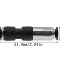 4 Pack Straight Head One Way Pneumatic Check Valves Push In Air Tube Connectors 6mm for air compressors and mechanical electronics