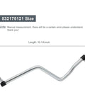Sixteen And One Quarter Inch Drag Link Replacement For Lawn Mowers Fits 175121 532175121 Beast Heavy Duty Steering Link For Husqvarna Poulan Poulan Pro Sears Craftsman Roper And Weed Eater Compatible With LT2000 LTX1000, metal rod