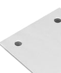 Removable Table Leg Bracket Sleek Aluminum Support Stand For Rv Motorhome And Yacht Road Trips close-up of mounting plate with holes