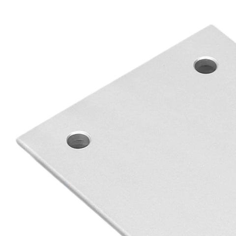 Removable Table Leg Bracket Sleek Aluminum Support Stand For Rv Motorhome And Yacht Road Trips close-up of mounting plate with holes