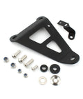 Upgrade Your Ride With These Heavy Duty Exhaust Hanger Muffler Bracket Kit Made For Kawasaki Ninja250 And Ninja300 Models From 2013 To 2018 Featuring Thick Iron Build Superior Durability Plus That Sweet Black Finish Youve Been Searching For Today. black iron bracket kit with bolts and washers
