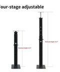 Adjustable Floor Jacks 19 To 35 Inches For Leveling Beams Decks Crawl Spaces And Basements Heavy Duty Steel Support Posts 4 Pack shown in stages