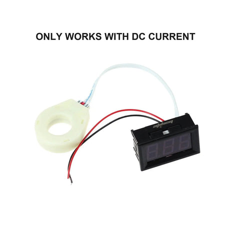 Premium Top Shelf Heavy Duty DC Volt And Amp Meter With Hall Effect Sensor for accurate current monitoring.
