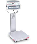 Heavy Duty Stainless Steel Washdown Bench Scale With Column 25 Pound Capacity high precision digital scale with LED screen.