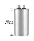 45uF 370 To 450V Round CBB65 Run Start Capacitor For AC Motors Fans Compressors Heat Pumps And Condensers With Safe 10000 AFC
