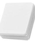 Stack of Premium White Shirt Collar Stays For Men Anti Curl Plastic Edge Supports, rigid collar support for dress shirts.