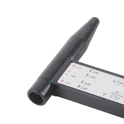 Universal Wheel Bolt Pattern Measuring Tool PCD Gauge For 4 5 6 8 Lug Rims With Slick Sliding Action And Heavy Duty Construction For Zero Hassle Alignment And Straight Up Perfect Fit On Your Sweet Ride