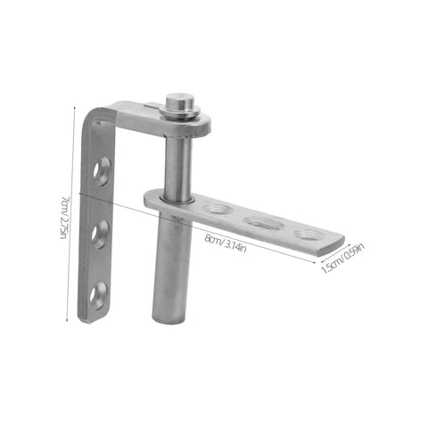 Stainless Steel Self Closing Hidden Hinge For Double Swing Doors Beefed Up Rust Resistant Saloon Pivot Hinge With Heavy Duty Construction And Concealed Hardware For Kitchen And Home Use, 8cm x 7cm