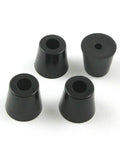 Tough As Nails Rubber Chair Glides And Furniture Bottom Bumpers 48 Pack Scuff Resistant Floor Savers black rubber glides for furniture legs.