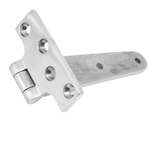 316 Stainless Steel Anti Oxygen T Hinge Beefy Heavy Duty Door Hinge For Shed Barn Gate Marine Boat Cabinet And Cupboard With Thickened 151 X 75 X 4.5mm Size And Polished Surface