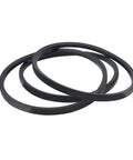 1 Piece Drive V Belt Rubber Power Transmission Belt A940 Inner Girth 37.01mm Width 13mm Triangle Belt for Industrial Machinery Replacement