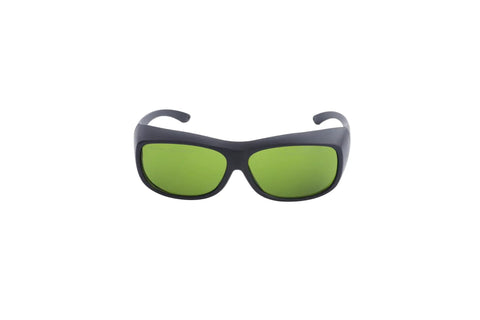 front view of 800-1100 Nanometer Laser Safety Goggles with OD 5 Plus Protection Across 800-1100 Nanometer And OD 7 Plus For 1000-1090 Nanometer