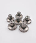 Seven stainless steel waterjet outlet seat parts for waterjet cutting machines, part No.10178697