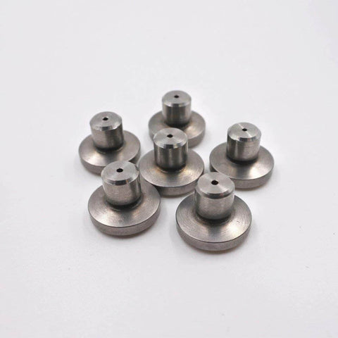 Seven stainless steel waterjet outlet seat parts for waterjet cutting machines, part No.10178697
