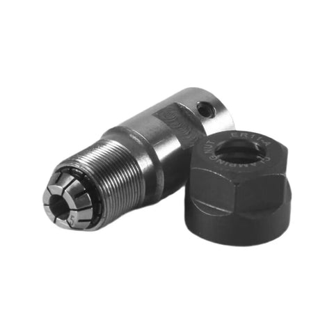 Top Tier One Piece Motor Shaft Collet Chuck Spindle Extension Rod For Milling Machines And Lathes; steel construction for durability.