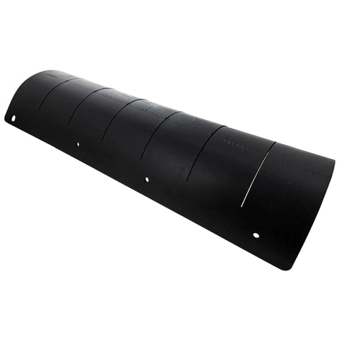 Genuine 142-6309 Stripper Kit Replacement for Lawn Care Equipment, curved black part with holes, durable metal material